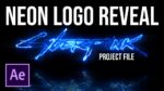 cyberpunk logo reveal