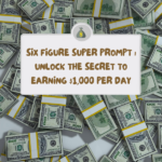 Make your potential to make 1000 dollar a day